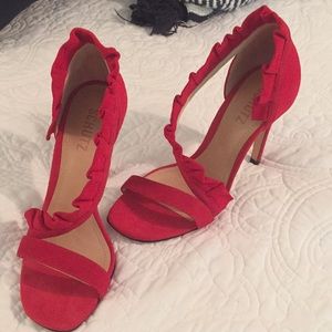 Size 6 red heels